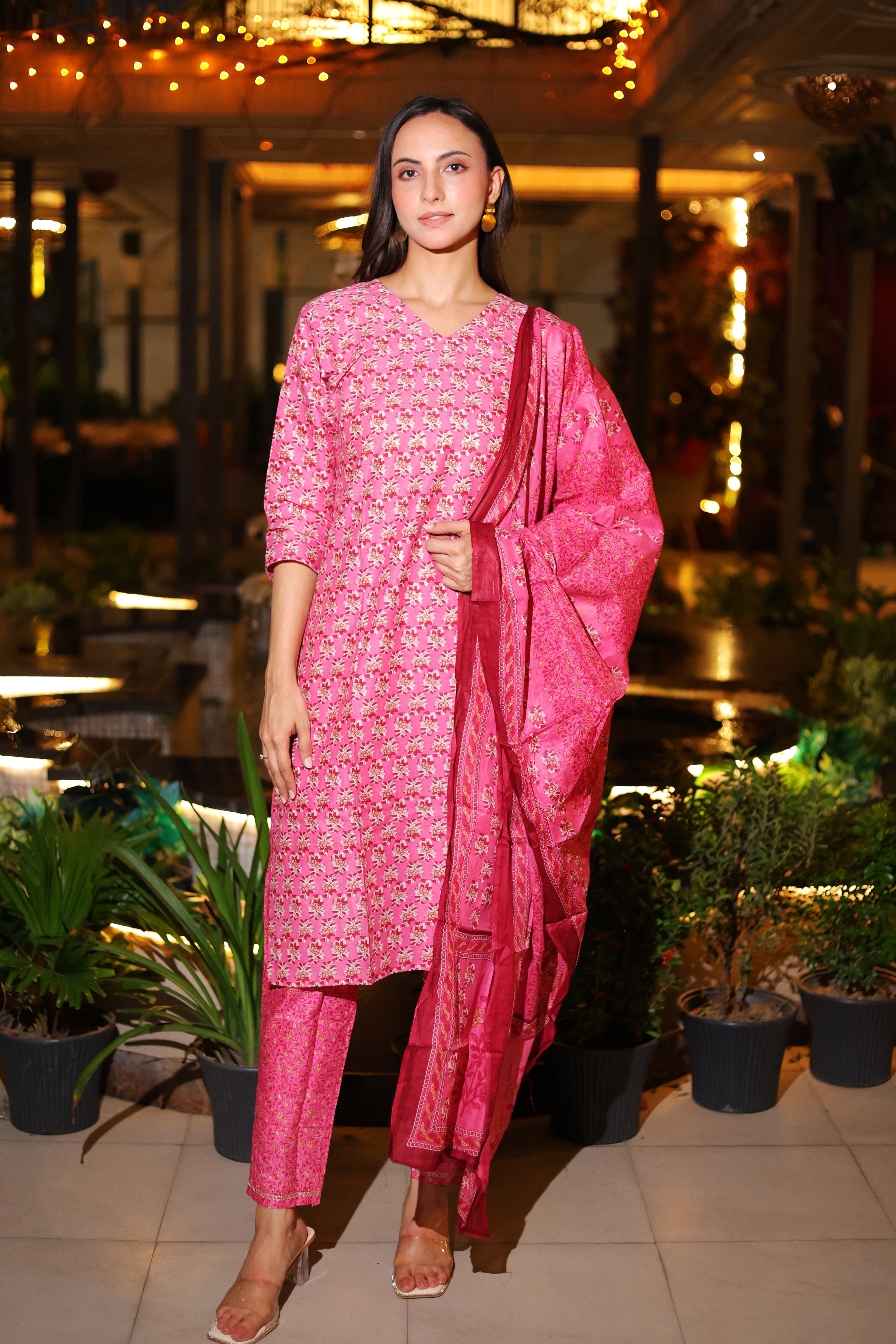 Deanna's Rosy Kurta Set