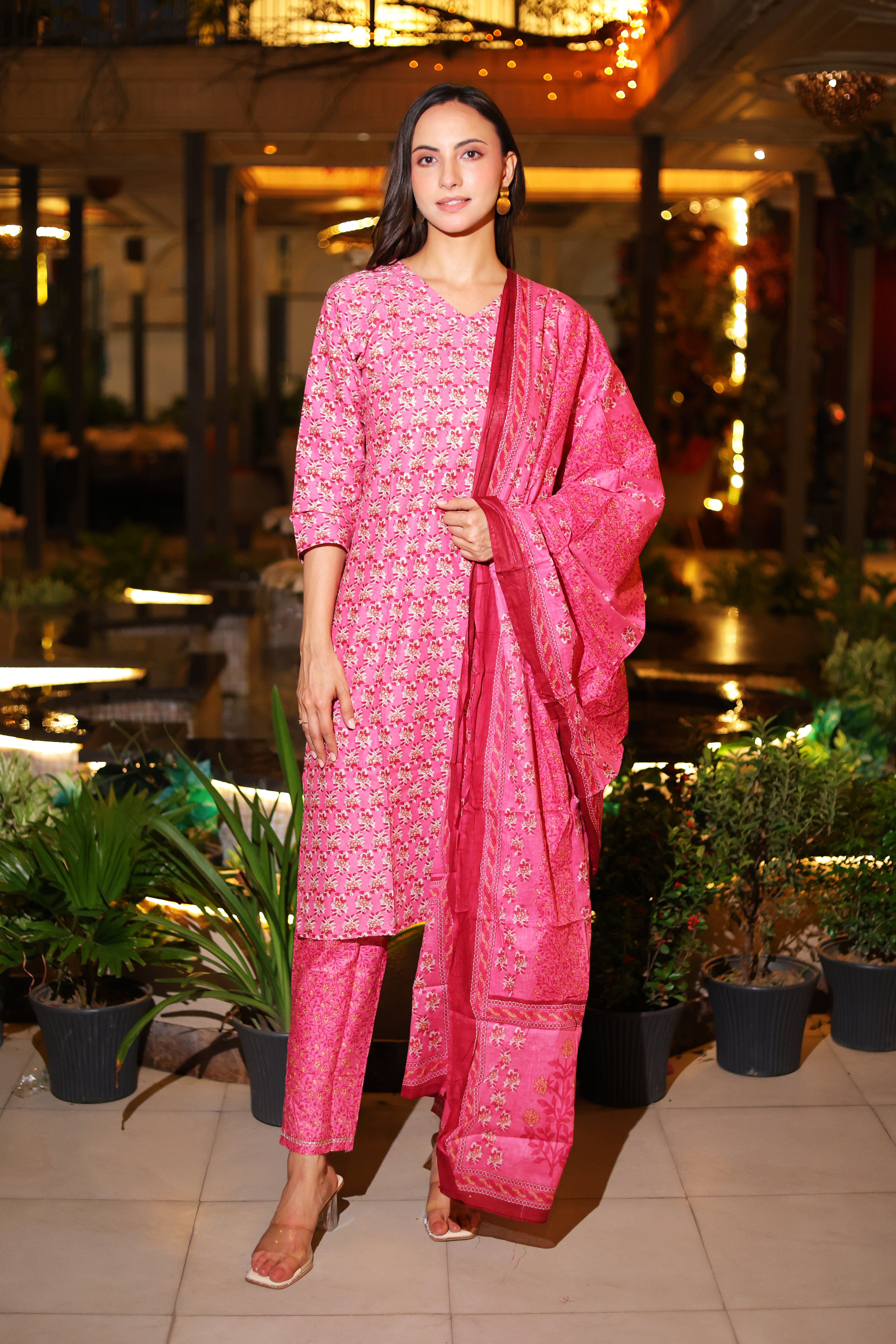 Deanna's Rosy Kurta Set