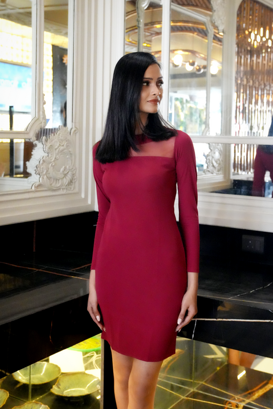 Deanna’s Ruby Glow Dress